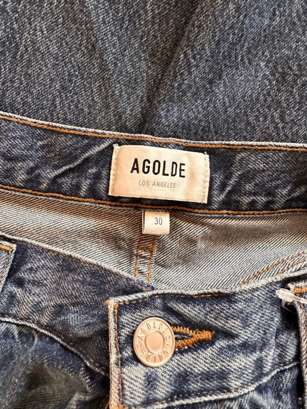 Agolde high rise vintage straight leg